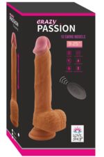 Realistik Aşağı Yukarı Rotasyonlu Vibratör - Ergonomik Tasarım - Şarj Edilebilir - Uzunluk 24 cm - Görsel 2