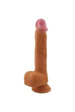 Realistik Aşağı Yukarı Rotasyonlu Vibratör - Ergonomik Tasarım - Şarj Edilebilir - Uzunluk 24 cm - Görsel 3