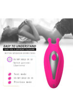 Pembe Vajinal ve Anal Vibratör - Yüksek Frekans Titreşim - Uzaktan Kumandalı - Ergonomik Tasarım - Görsel 3