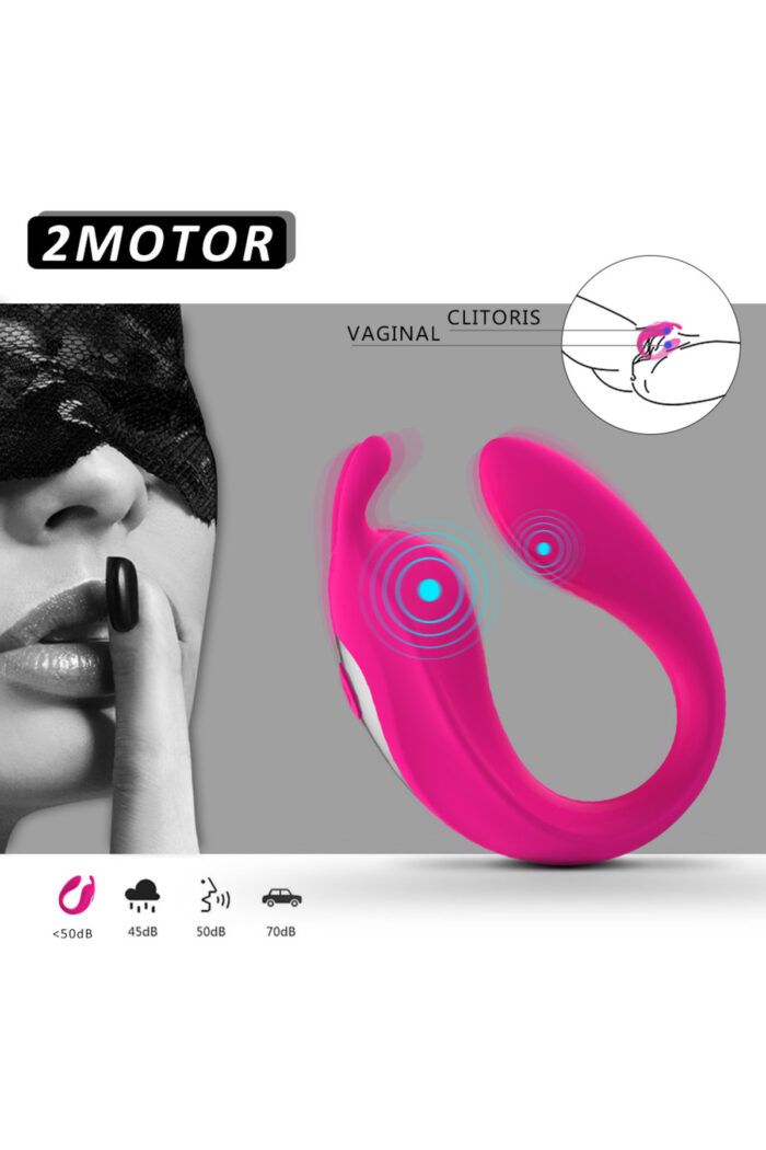 Pembe Vajinal ve Anal Vibratör - Yüksek Frekans Titreşim - Uzaktan Kumandalı - Ergonomik Tasarım - Görsel 6