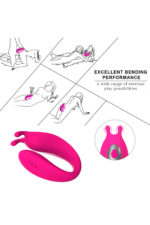 Pembe Vajinal ve Anal Vibratör - Yüksek Frekans Titreşim - Uzaktan Kumandalı - Ergonomik Tasarım - Görsel 8