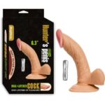 Hunter's 16cm Realistik Penis - Açık Ten Rengi, Vantuzlu, Esnek Tasarım
