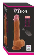 Uzaktan Kumandalı Realistik Vibratör-Sessiz ve Şarj Edilebilir-Uzunluk 20 cm Yukarı Aşağı Rotasyonlu - Image 2