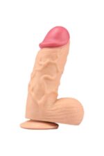 Kalın King Size Dildo - 24 cm Uzunluk,- 7,3 Çap - Gerçekçi Dokuya Sahip - Görsel 2