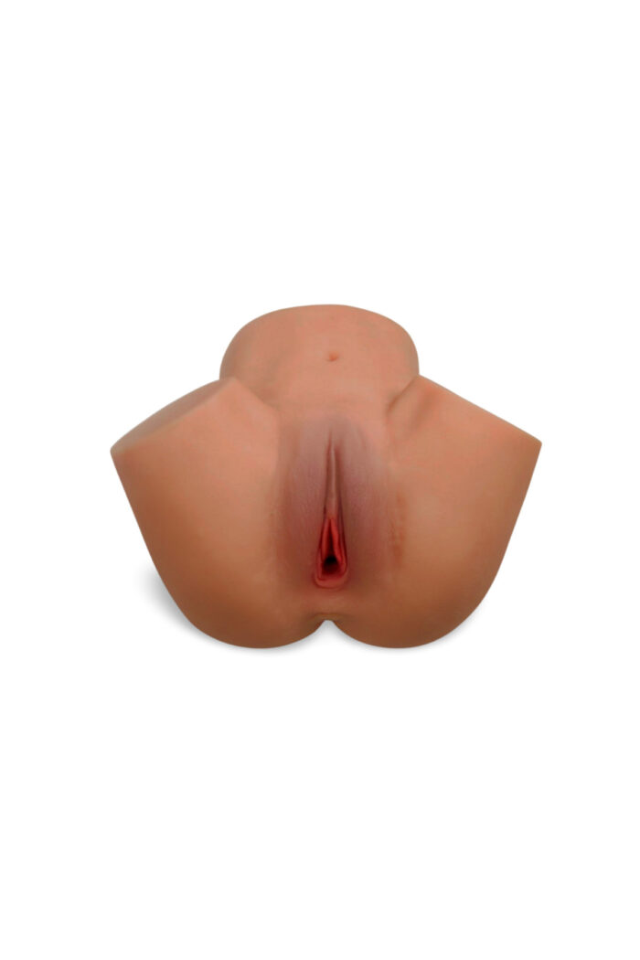 Ultra Et Dokusunda Vibrasyonlu Kalça Mastürbatör - 17 cm 2000Gr * Çift Girişli Kullanım - Görsel 4
