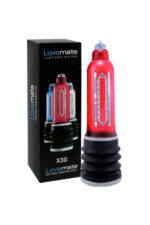 / Lovemate x30 Sulu Kırmızı Basınç Göstergeli Vakum Pompası - Renkli ve Etkili - Görsel 2