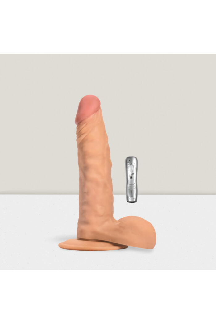Realistik Titreşimli Penis Dildo - 20 cm Uzunluk - Esnek & Bükülebilir - Görsel 2