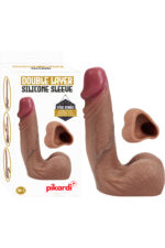 Testislere Özel, İçine Girebilen Bölüm - Silikon Penis Kılıfı