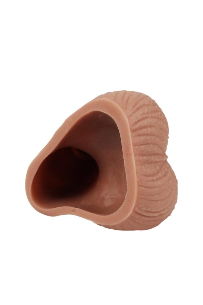 Testislere Özel, İçine Girebilen Bölüm - Silikon Penis Kılıfı - Görsel 3