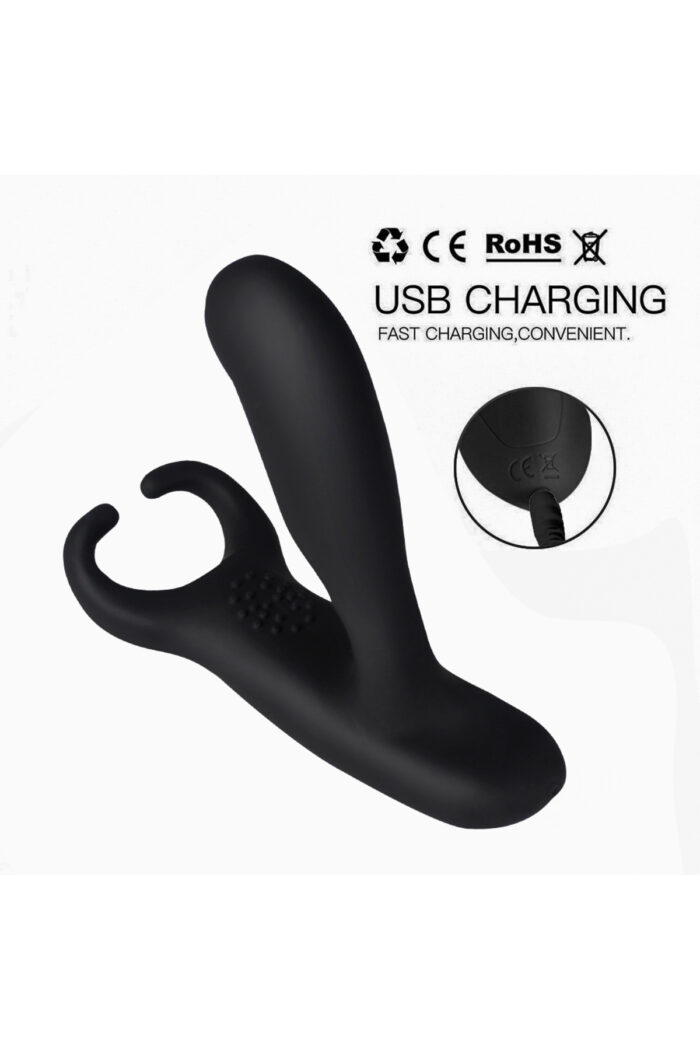 Masaj İçin Kullanılabilir -Uzaktan Kumandalı -USB Şarjlı - Titreşimli (11+11 Mod)-Isıtmalı - Görsel 3