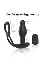 ARES Ring Vibrating- Masaj İçin - Sessiz Çalışma Özelliği USB' Den Şarj -Uzaktan Kumandalı - Görsel 2