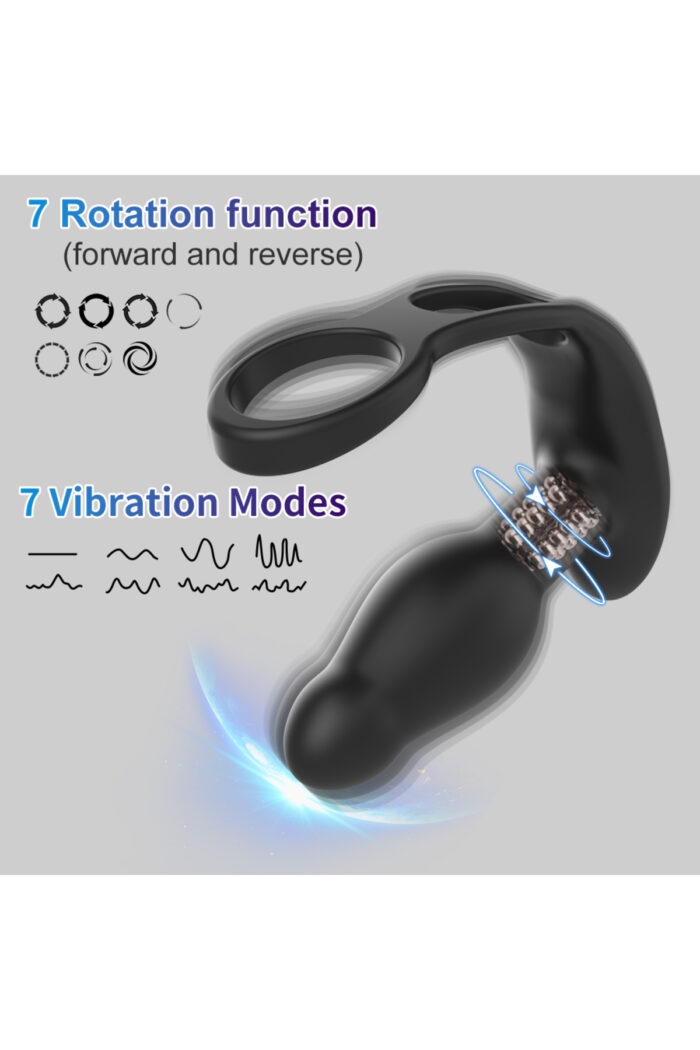 ARES Ring Vibrating- Masaj İçin - Sessiz Çalışma Özelliği USB' Den Şarj -Uzaktan Kumandalı - Görsel 3
