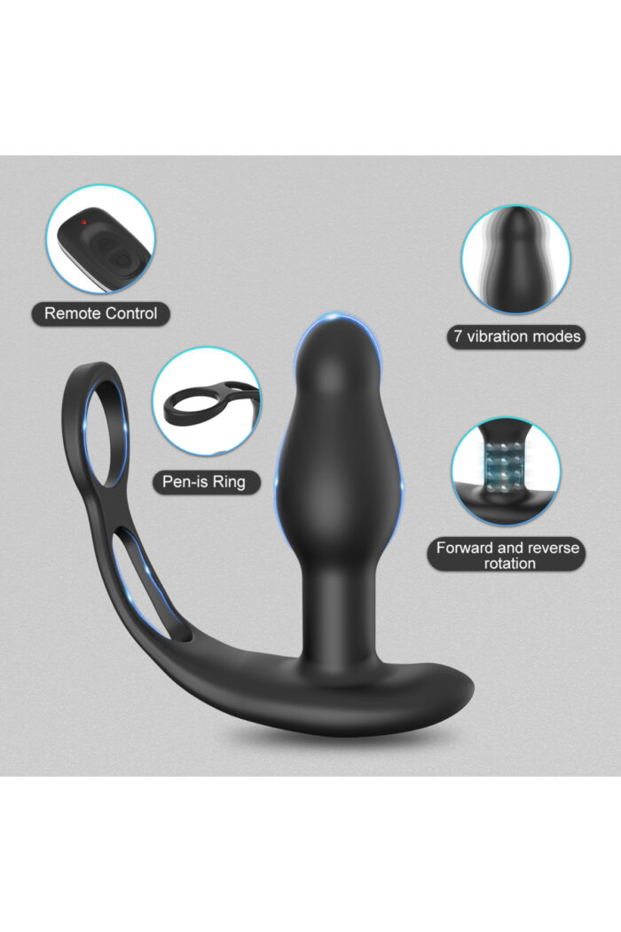 ARES Ring Vibrating- Masaj İçin - Sessiz Çalışma Özelliği USB' Den Şarj -Uzaktan Kumandalı - Görsel 4