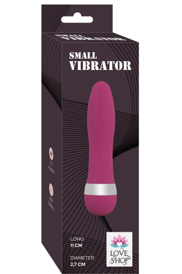 SMALL MİNİ VİBRATÖR*11,5 CM BOY, 2,7 CM EN * 1 ADET 2A PİL İLE ÇALIŞIR*PEMBE RENKLİ*ON-OF MODLU - Görsel 2
