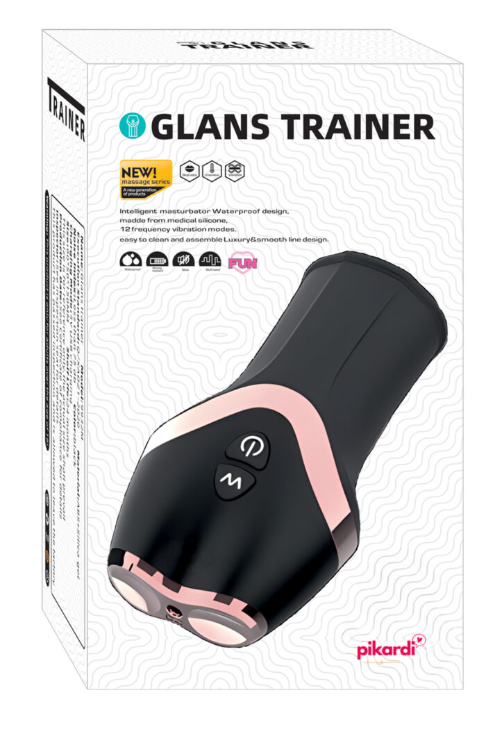 Glans Trainer - Teknolojik - Medikal Silikon Otomatik Mastürbatör – 12 Titreşim Modu - Image 2