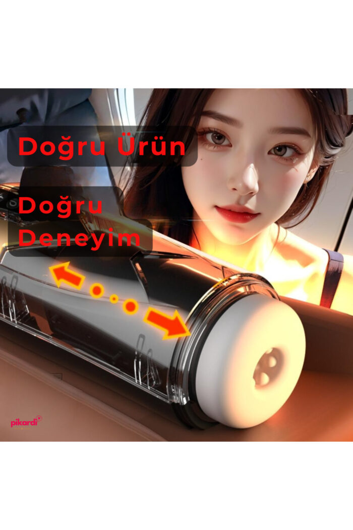 İRON Otomatik Mastürbatör-Akıllı Dijital Ekran-Akıllı Isıtma Sistemi-Otomatik Mastürbatör-Titreşim - Görsel 4