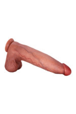 Mario Titreşimli Realistik Dildo – Çift Katman TPE, Kumandalı, 33 cm Vibratör - Görsel 6