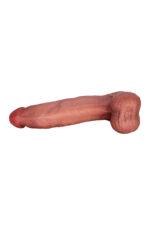 Mario Titreşimli Realistik Dildo – Çift Katman TPE, Kumandalı, 33 cm Vibratör - Görsel 7