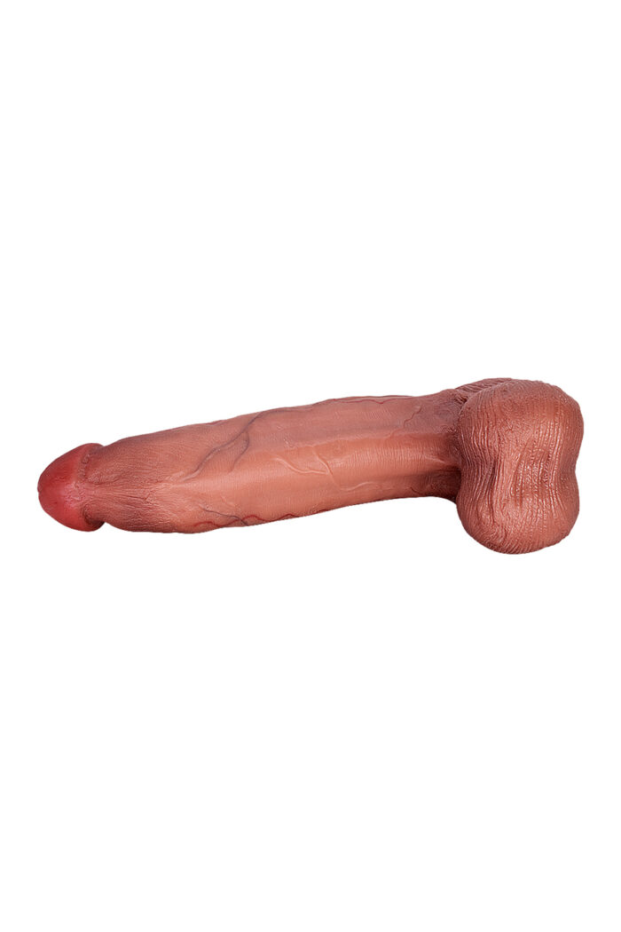 Mario Titreşimli Realistik Dildo – Çift Katman TPE, Kumandalı, 33 cm Vibratör - Görsel 7