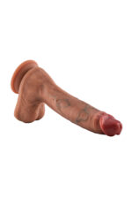 Janny Titreşimli Realistik Dildo – %100 Silikon, Kumandalı, 27 cm Vibratör - Görsel 3