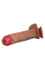 Olivia Titreşimli Realistik Dildo – %100 Silikon, Kumandalı, 29 cm Çift Katmanlı Vibratör - Image 8