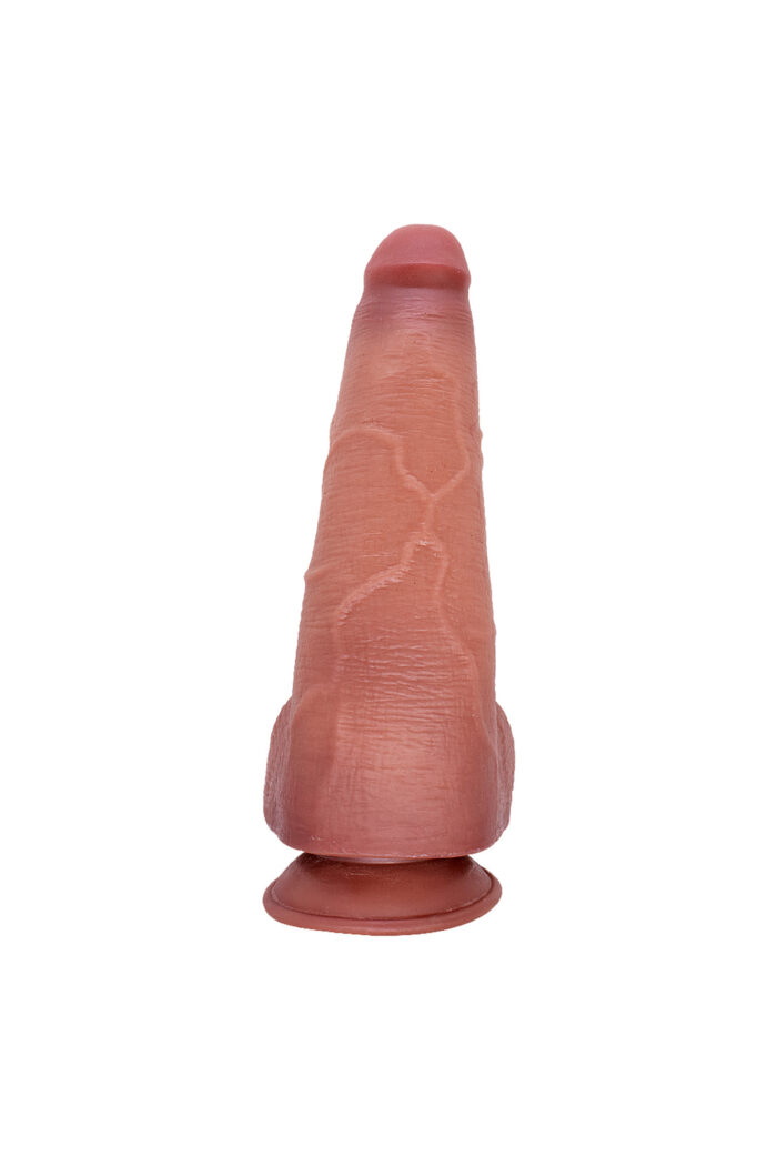 Pedro Titreşimli Realistik Dildo – Çift Katman TPE, Kumandalı, 25 cm - Image 3
