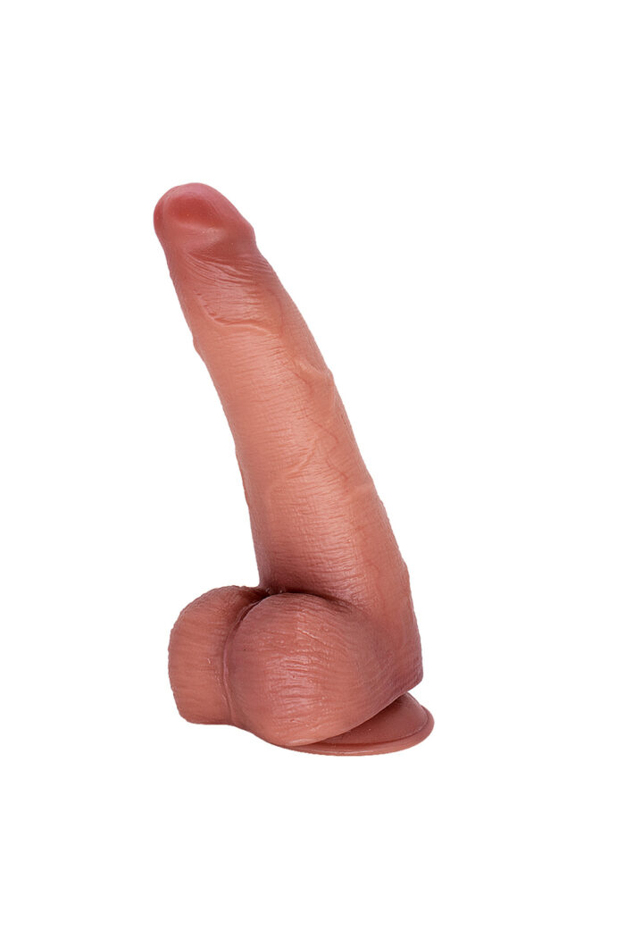 Pedro Titreşimli Realistik Dildo – Çift Katman TPE, Kumandalı, 25 cm - Image 4