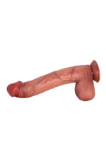 Carlos Titreşimli Realistik Dildo – Çift Katman TPE, Kumandalı, 33,5 cm - Image 8