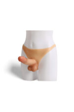 STRAP-ON HOLLOW İÇİ BOŞ Giyilebilir Silikon Penis - Belden Bağlamalı, 20 cm