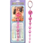Maksimum Uzunluk ve Eğlence: 24 cm Pembe Silikon Anal Boncuk