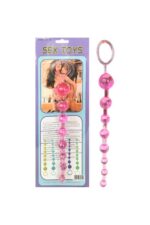 Maksimum Uzunluk ve Eğlence: 24 cm Pembe Silikon Anal Boncuk