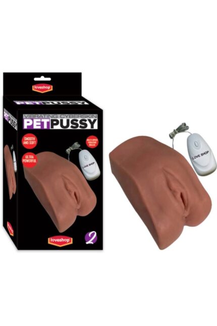 FONKSİYONEL TİTREŞİMLİ – CYBERSKİN – REALİSTİK DOKU (VİBRATİNG CYBERSKİN PET PUSSY)