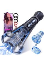 /pro-Men App Kontrol Mastürbatör Bu Ürün,telefon Uygulamasıyla Kontrol Edilen,emiş ve Titreşim Özelliklerine Sahip Otomatik Erkek Mastürbatörüdür.9 Titreşim ve 5 Emiş Moduna Sahip Şarjlı - Image 2