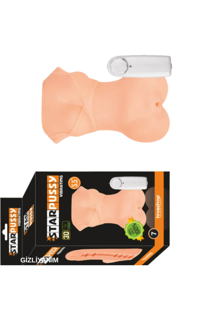 / Star Pussy Tırtıklı Iç Yapısı Ile Keyıf Arttırıcı Özellik Vajina MASTÜRBATÖR - Görsel 4