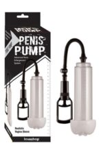 Penis Pump Penis Pompaları/Vajina Girişli Penis Pompası * 20 cm Şeffaf Silindirli
