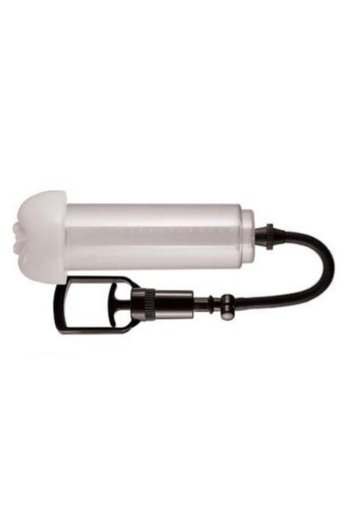 Penis Pump Penis Pompaları/Vajina Girişli Penis Pompası * 20 cm Şeffaf Silindirli - Image 5