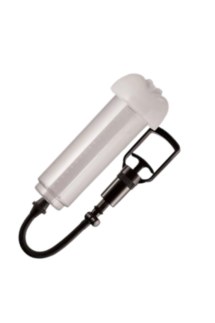 Penis Pump Penis Pompaları/Vajina Girişli Penis Pompası * 20 cm Şeffaf Silindirli - Image 6