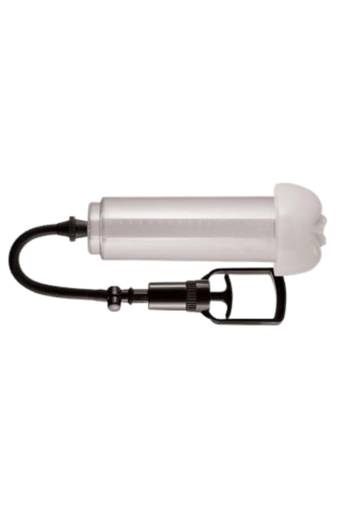 Penis Pump Penis Pompaları/Vajina Girişli Penis Pompası * 20 cm Şeffaf Silindirli - Image 8