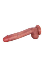 Daniel Titreşimli Realistik Vibratör Dildo – Çift Katman TPE, Kumandalı, 28,5 cm - Görsel 7