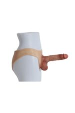 STRAP-ON GİYİLEBİLİR İÇİ DOLU*- GİYİLEBİLİR SİLİKON PENİS UZUNLUĞU 24 CM, 4,5 CM GENİŞLİKTE KULLANILABİLİR BOYU 19 CM - Görsel 5