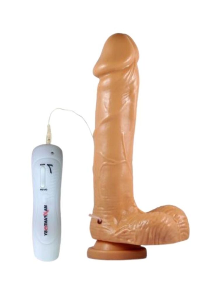 Artırıcı Dildo - 19 cm Uzunluk, Titreşimli, Esnek Tasarım, Realistik Yüzey - Görsel 4