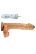 Artırıcı Dildo - 19 cm Uzunluk, Titreşimli, Esnek Tasarım, Realistik Yüzey - Görsel 8