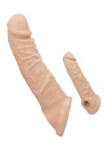X-tender Serias -X-TENDER REALİSTİK SLEVE -6,6 CM UZATMA -130 GR AĞIRLIĞINDA -GERÇEKÇİ TEN DOKUSUNDA/Testis Geçmeli - Image 4
