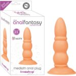 THE ANALFANTASY COLLECTION ANAL PLUG –8,9 CM, SİLİKON, VANTUZLU BOĞUMLU
