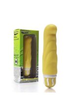 Sarı Vibratör / Anal Plug - G Noktası Uyarıcı ile Sarı Renkte Keyif