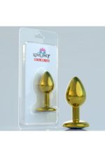 Metal Anal Plug-Medium * Alimünyum Alaşımlı Çelik Materyal * Max. Çap 3,5 cm * Max. Uzunluk 8,1 cm *net Ağırlık 84 gr * BLASTER AMBALAJ * SARI RENKLİ