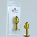 Metal Anal Plug-Small * Alimünyum Alaşımlı Çelik Materyal * Max. Çap 3,5 cm * Max. Uzunluk 8,1 cm *net Ağırlık 46 gr * BLASTER AMBALAJ * SARI RENKLİ