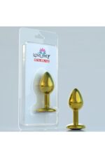 Metal Anal Plug-Small * Alimünyum Alaşımlı Çelik Materyal * Max. Çap 3,5 cm * Max. Uzunluk 8,1 cm *net Ağırlık 46 gr * BLASTER AMBALAJ * SARI RENKLİ