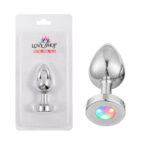 *Metal Anal Plug Işıklı Medium * Işıklı Metal Plug* Max. Çap 3.4 cm * Max. Uzunluk 8 cm *net Ağırlık 107 gr* GÜMÜŞ RENKLİ
