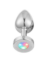 *Metal Anal Plug Işıklı Medium * Işıklı Metal Plug* Max. Çap 3.4 cm * Max. Uzunluk 8 cm *net Ağırlık 107 gr* GÜMÜŞ RENKLİ - Image 3